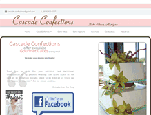 Tablet Screenshot of cascade-confections.com